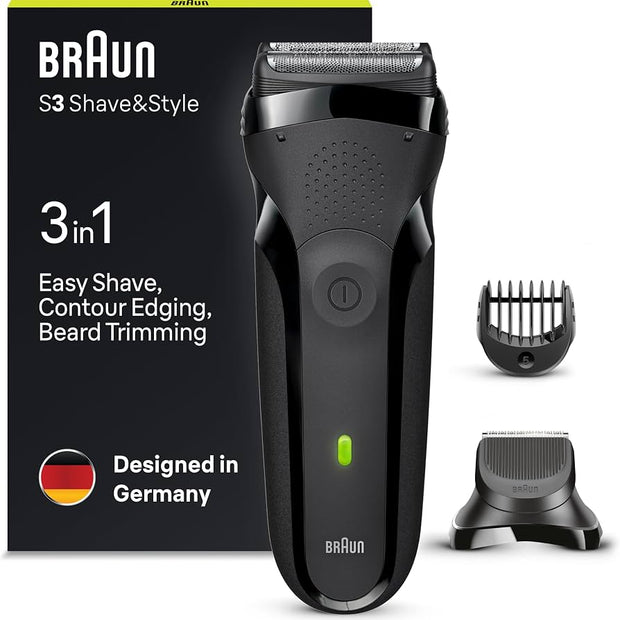 Braun Series 3 300BT 3-in-1 Electric Shaver & Beard Trimmer