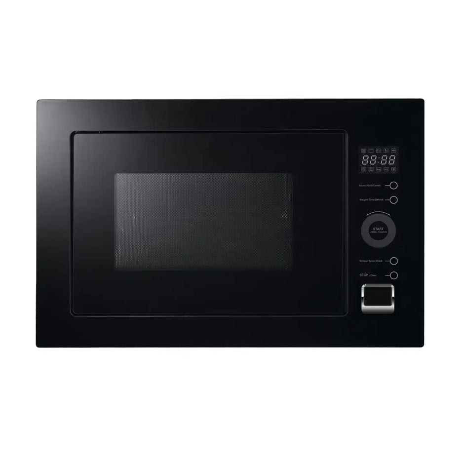 Smalvic Microwave Built-In 25L Black Glass