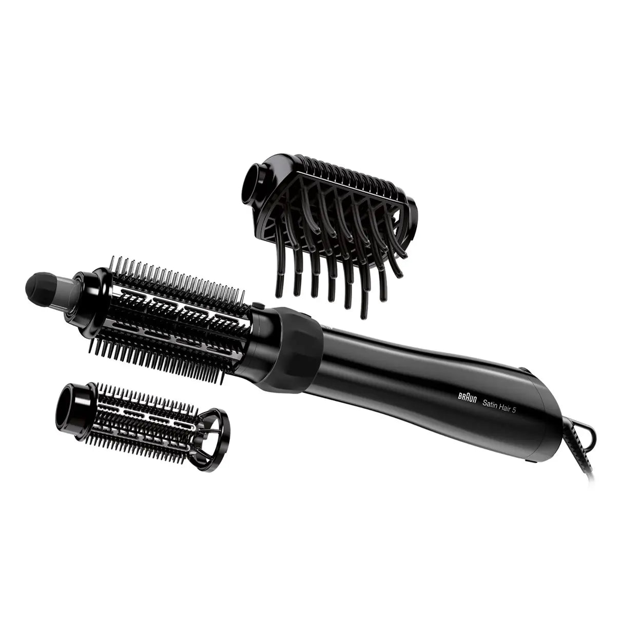 Braun AS530 Satin Hair 5 Airstyler 1000W – Hot Air Styler with Steam Function & 3 Styling Attachments