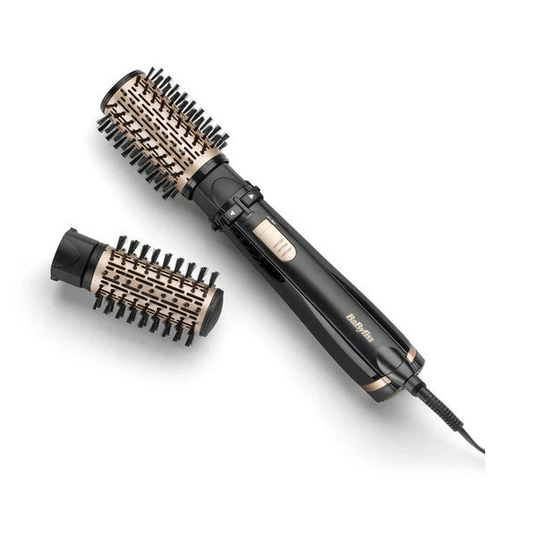 BaByliss AS962E Big Hair Dual 1000W Rotating Hair Brush – Volume & Curl Styling Brush with Ionic Technology