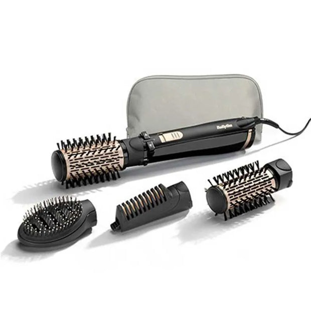 BaByliss AS964E Flawless Hair 1000W Rotating Brush – 4-in-1 Hot Air Styler Ionic Volume Brush