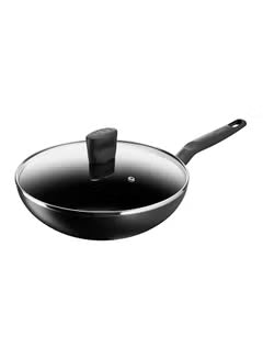 Tefal B4591684 Super Cook Wok Pan 28cm With Glass Lid Non-Stick Thermo-Signal