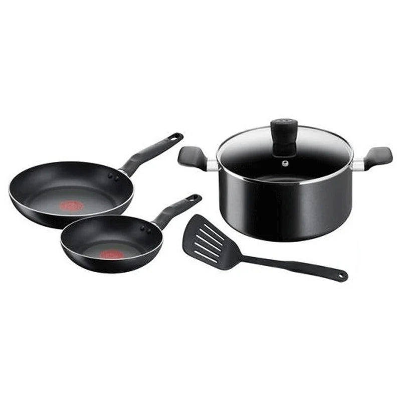 Tefal Super Cook B459S584 5-Piece Non-Stick Cookware Set – Titanium Coating, Thermo-Spot, Easy Clean