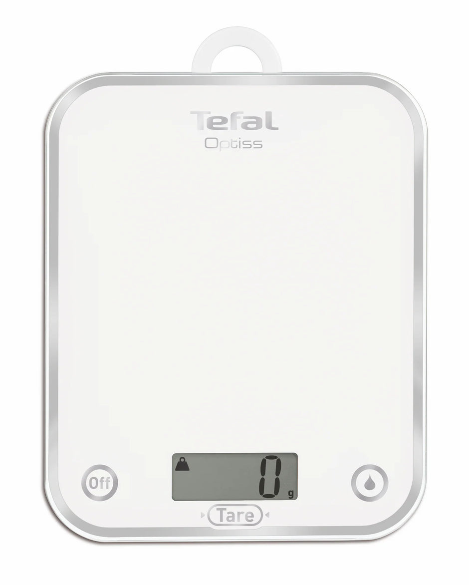 Tefal BC5000V2 Optiss Kitchen Scale Digital Glass 5kg LCD Ultra Slim Tare Function