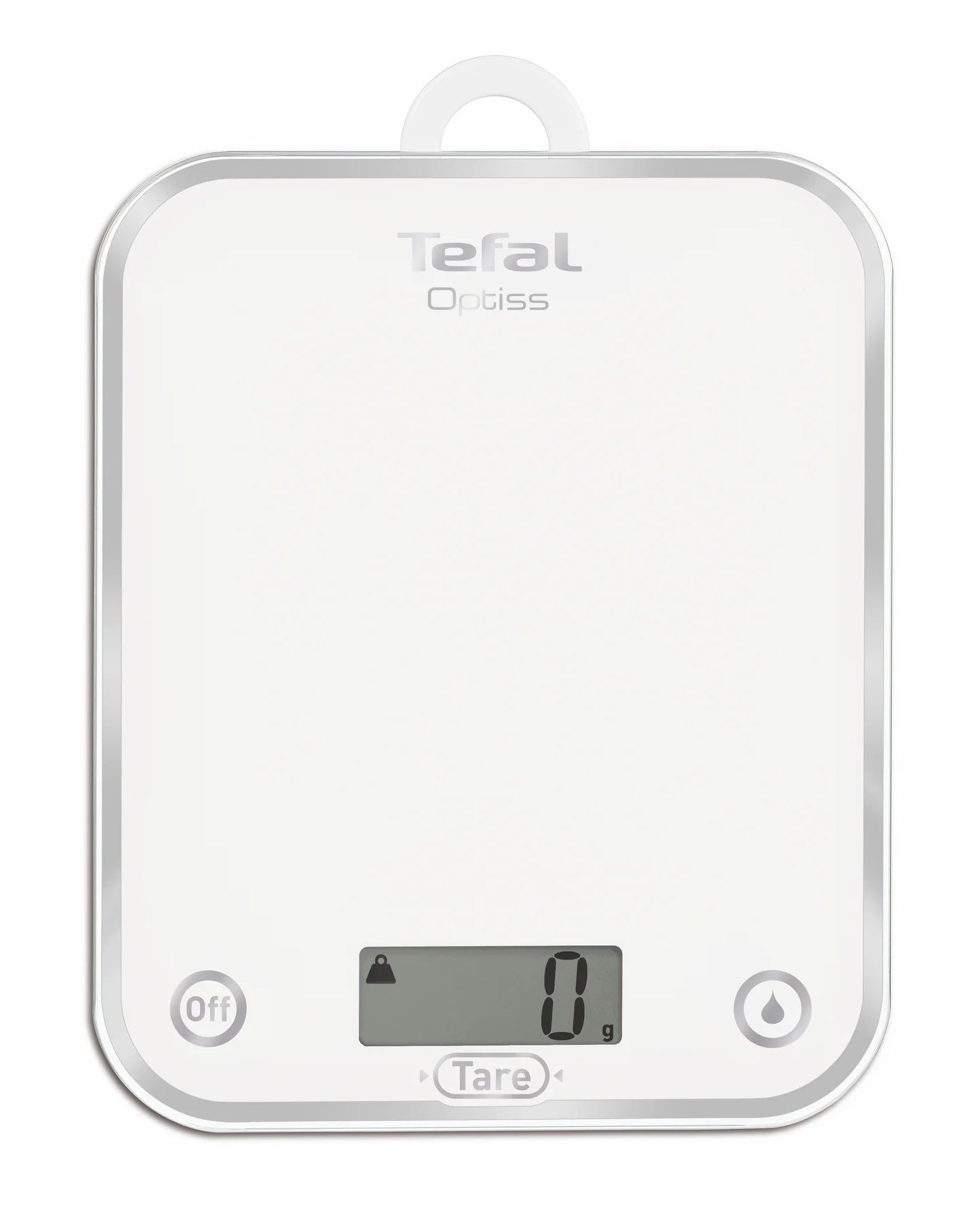 Tefal BC5000V2 Optiss Kitchen Scale Digital Glass 5kg LCD Ultra Slim Tare Function