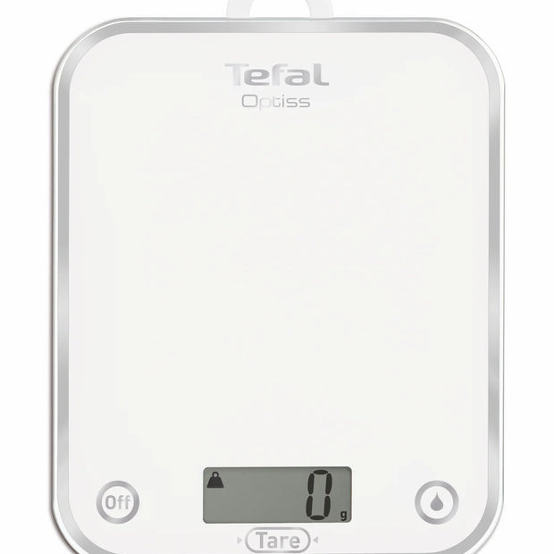 Tefal BC5000V2 Optiss Kitchen Scale Digital Glass 5kg LCD Ultra Slim Tare Function
