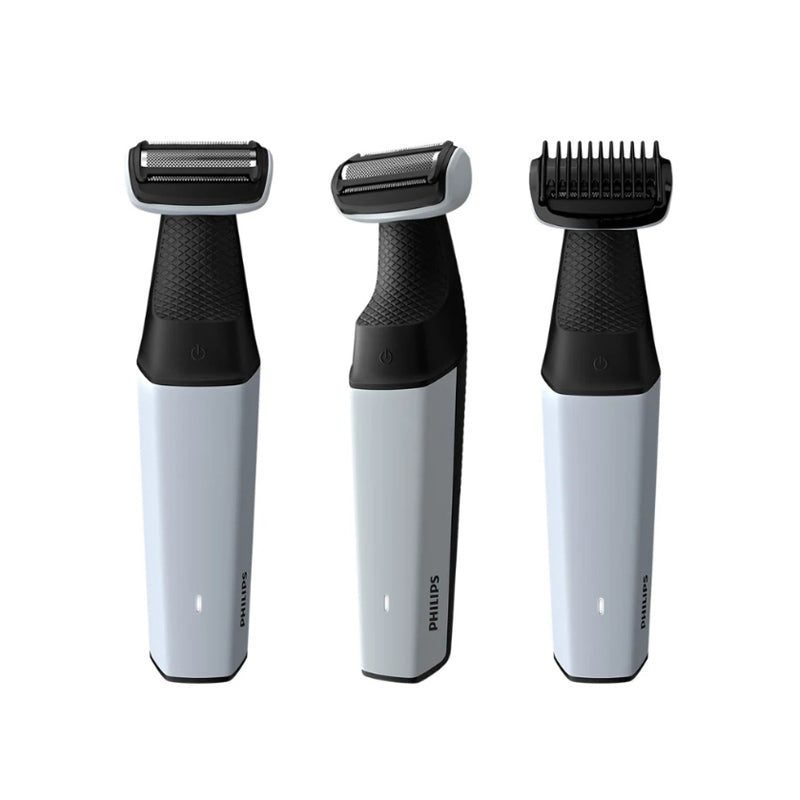 Philips BG3007 Bodygroom Series 3000 Showerproof Body Groomer – Skin Protection System Trimmer for Sensitive Areas