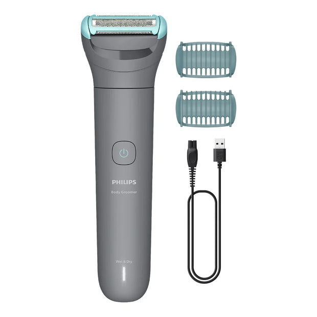 Philips BG3480 Bodygroom Series 3000 Wet & Dry Body Groomer – Triple Protect System Skin-Friendly Trimmer