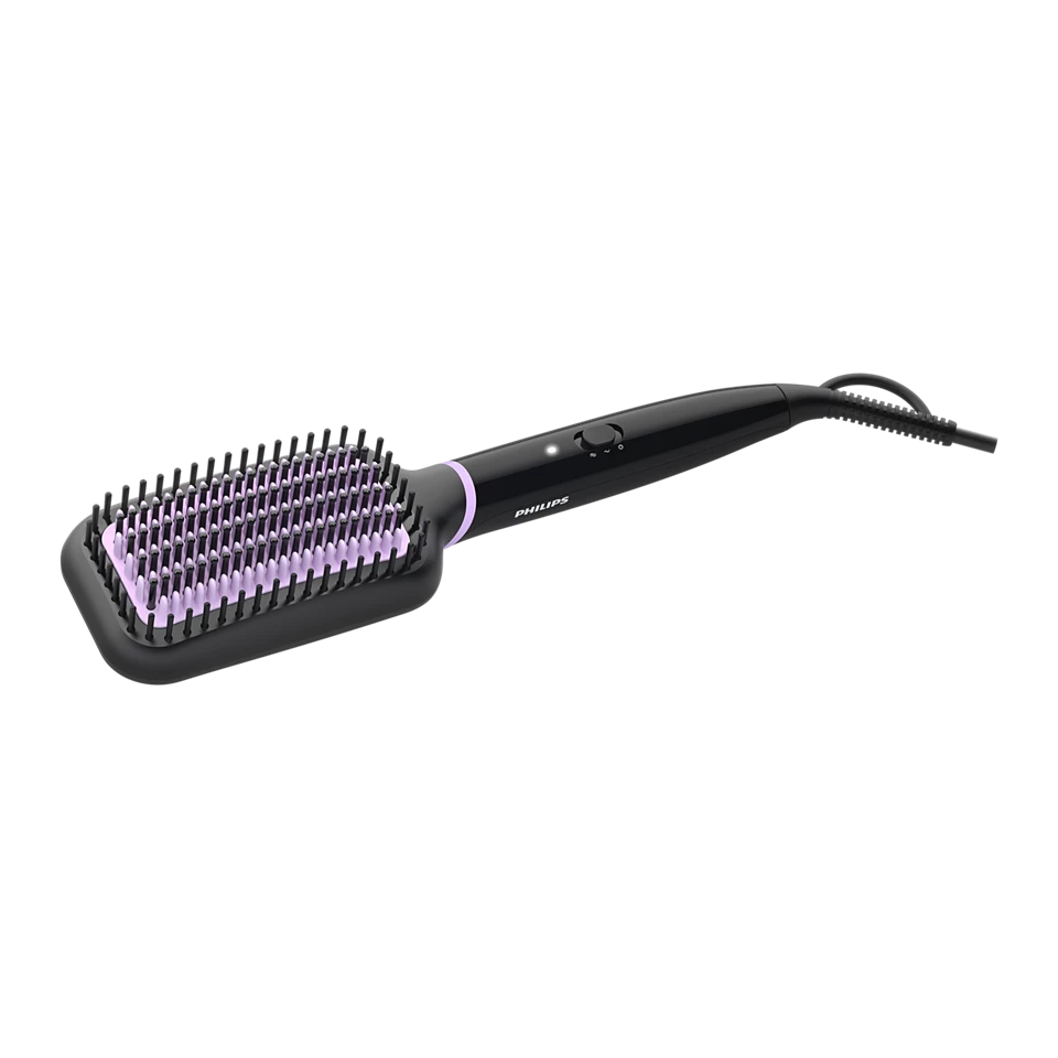 Philips Heated Straightening Brush BHH880 ThermoProtect Ceramic 200°C