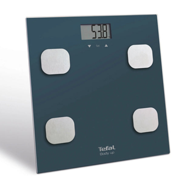 Tefal BM2520 Body Up Digital Bathroom Scale Body Fat BMI 150kg Glass Platform LCD