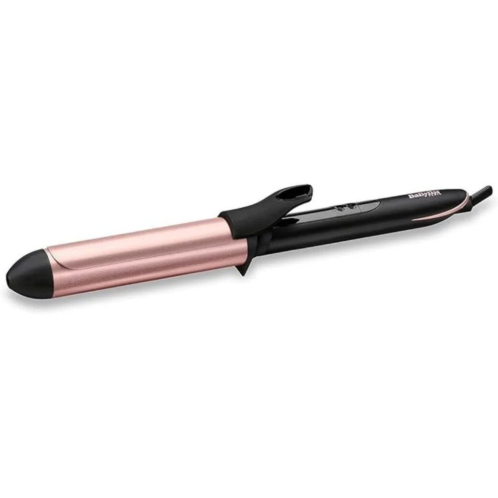 BaByliss C452SDE 32mm Curling Tong – Quartz Ceramic Hair Curler 210°C 6 Heat Settings with Heat Mat & Glove