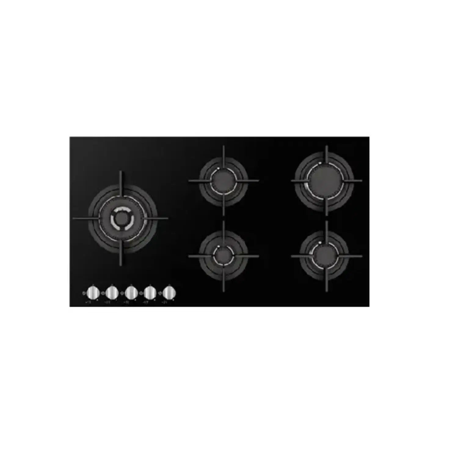 Smalvic Gas Cooker 90CM Glass Black