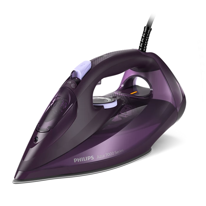 Philips DST7051 Steam Iron 2800W 7000 Series SteamGlide Elite 50g/min 250g Steam Boost 300ml Auto Shut-Off Quick Calc Release