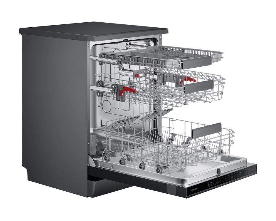 Samsung DW60A8050FB/EU 14 Place Wi‑Fi SmartThings Full‑Size Dishwasher Black
