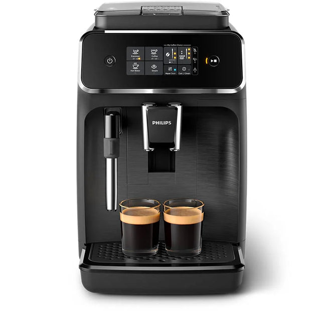 Philips 2200 Series EP2220 Fully Automatic Espresso Coffee Machine with LatteGo – 15 Bar, Ceramic Grinder