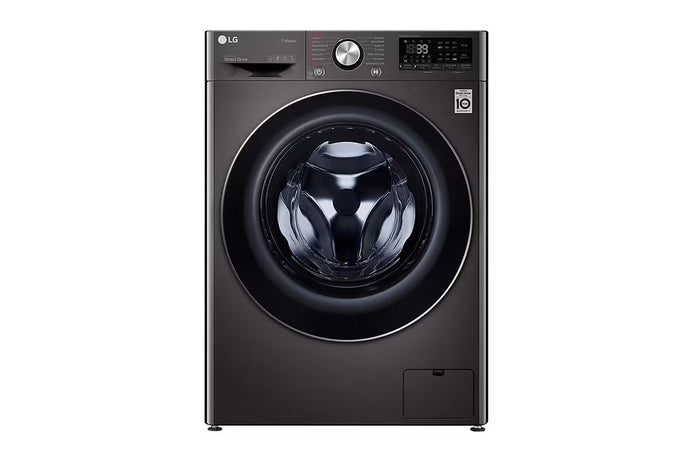 LG 9KG Washer Dryer 5KG 1400RPM AI DD Steam Black Steel F4R5VGG2E