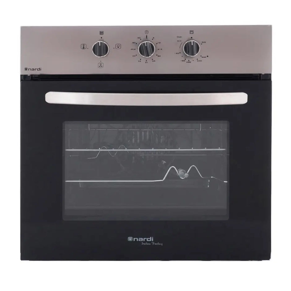 Nardi FGX08XN Built-In Gas Oven 60cm 67L With Grill Stainless Steel