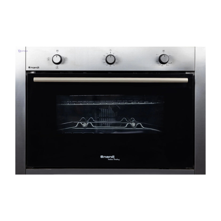 Nardi FGX89XN4 Built-In Gas Oven 90cm 120L With Grill Stainless Steel