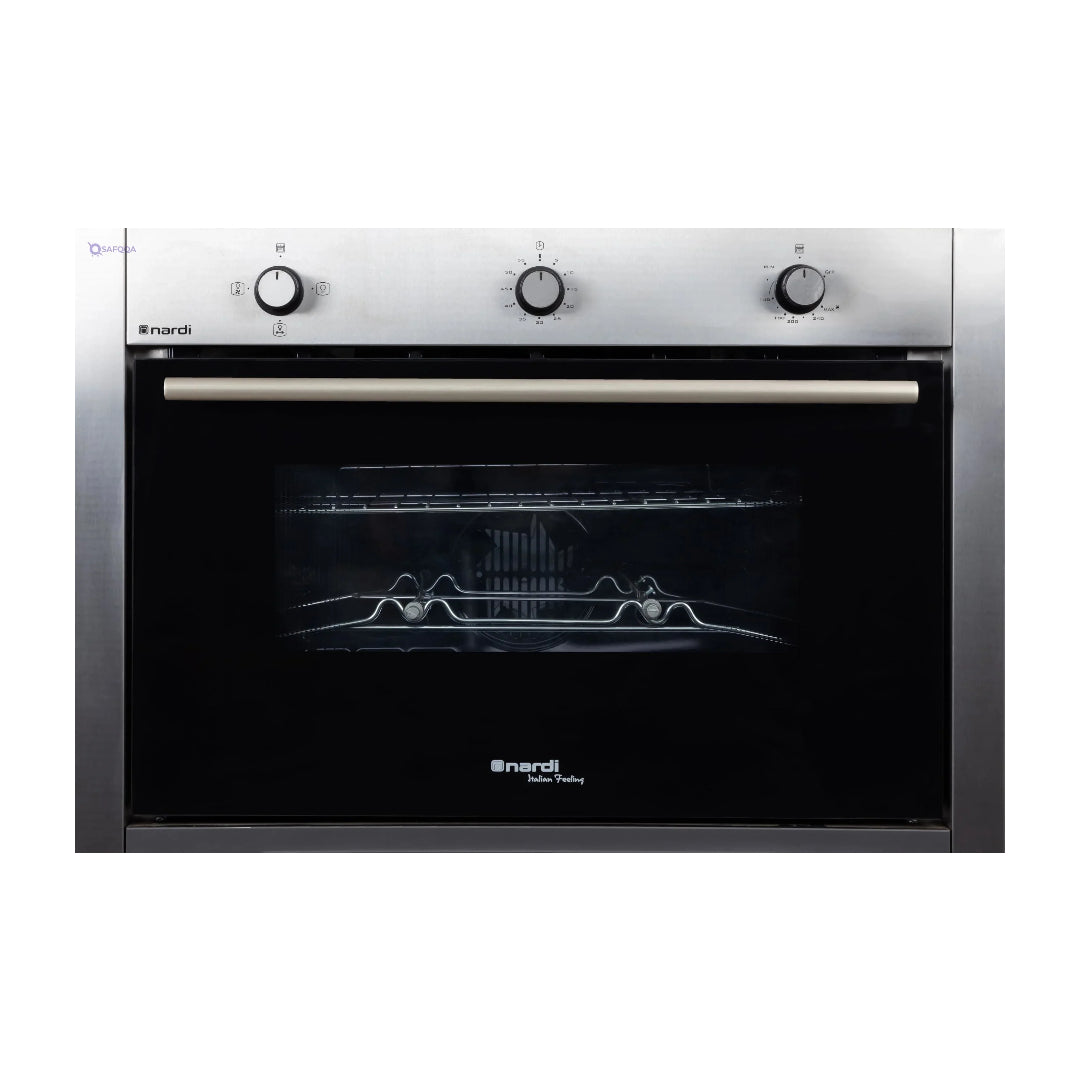 Nardi FGX89XN4 Built-In Gas Oven 90cm 120L With Grill Stainless Steel