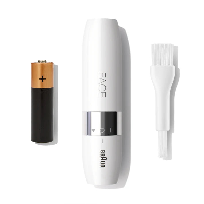 Braun FS1000 Face Mini Trimmer – Facial Hair Remover for Women with Smartlight & Precision Head