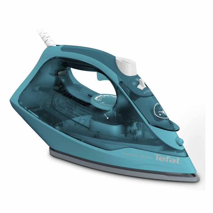 Tefal Express Steam FV2867E0 2A Steam Iron – 2500W, 45g/min Steam, 200g Boost, Ceramic Soleplate, Anti-Drip