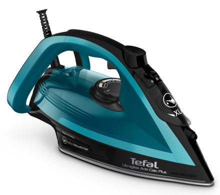 Tefal Ultragliss Plus FV6830 4C Steam Iron – 2800W, 50g/min Steam, 250g Boost, Anti-Calc Collector, Durilium AirGlide