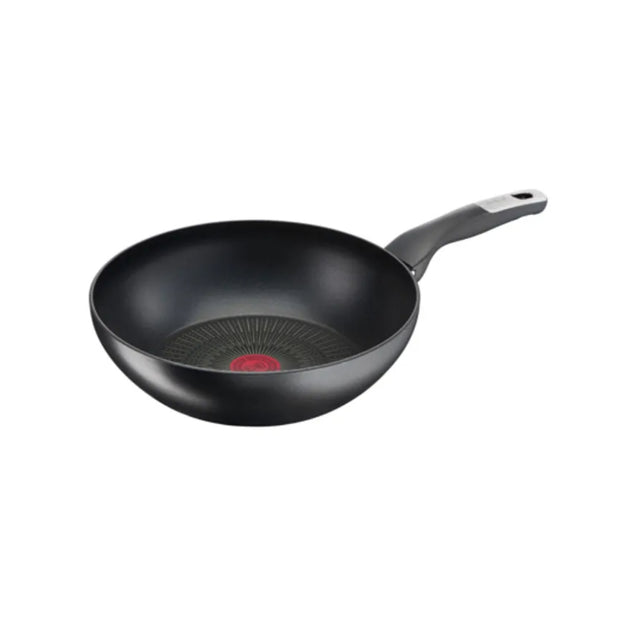 Tefal G2551902 Unlimited Wok Pan 28cm Titanium Non-Stick Thermo-Signal Induction