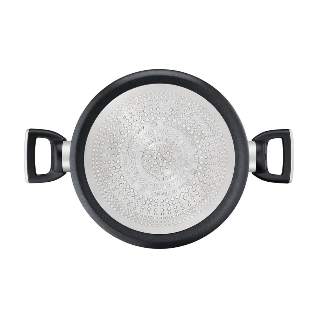 Tefal G2554422 Unlimited Stewpot 20cm With Glass Lid Titanium Non-Stick Induction