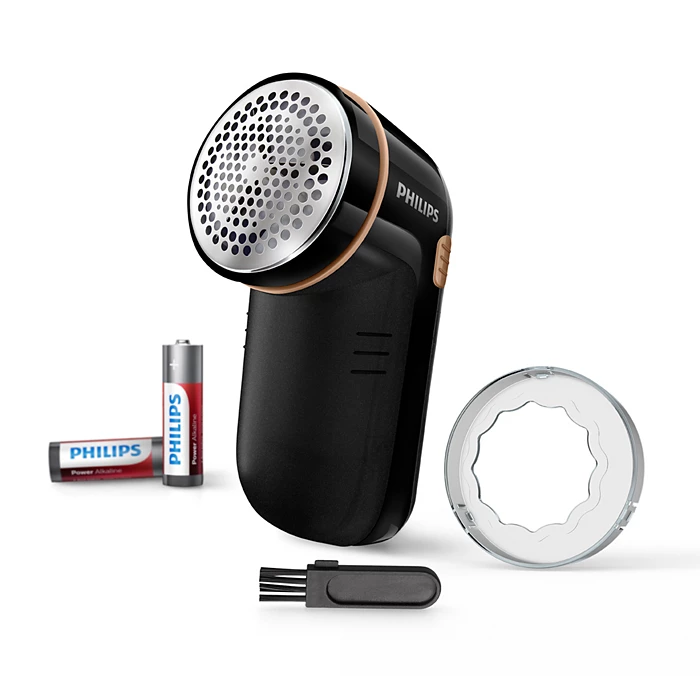Philips GC026 Fabric Shaver – Lint Remover for Clothes, Powerful Pilling Removal, Battery Operated