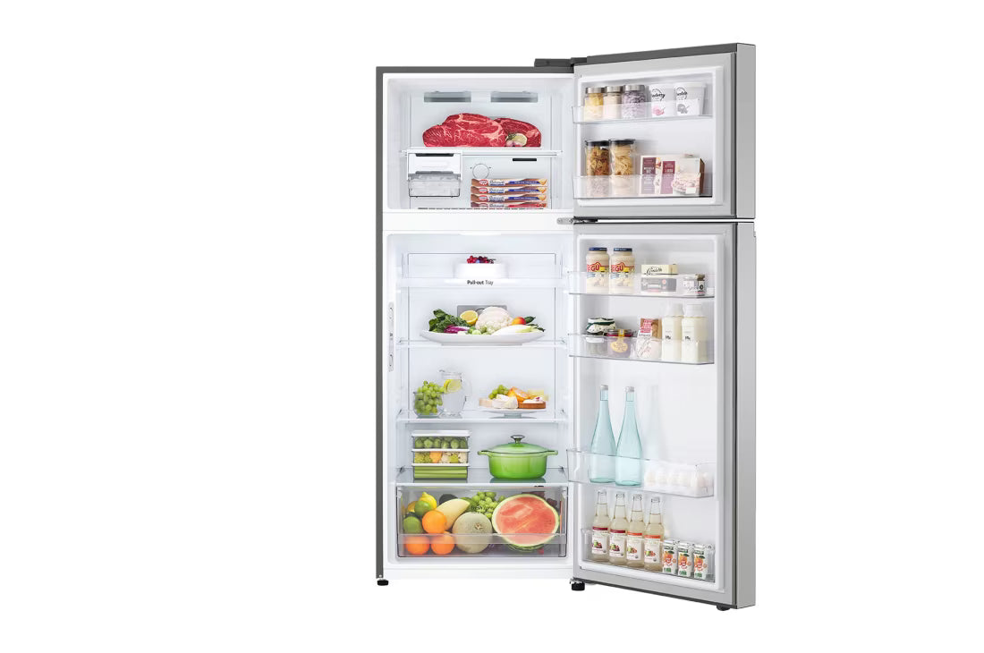 LG GLB-582GVLP 423L Top Mount Refrigerator Silver Smart Inverter