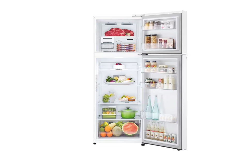 LG GLB-582GVWP 423L Top Mount Refrigerator White Smart Inverter