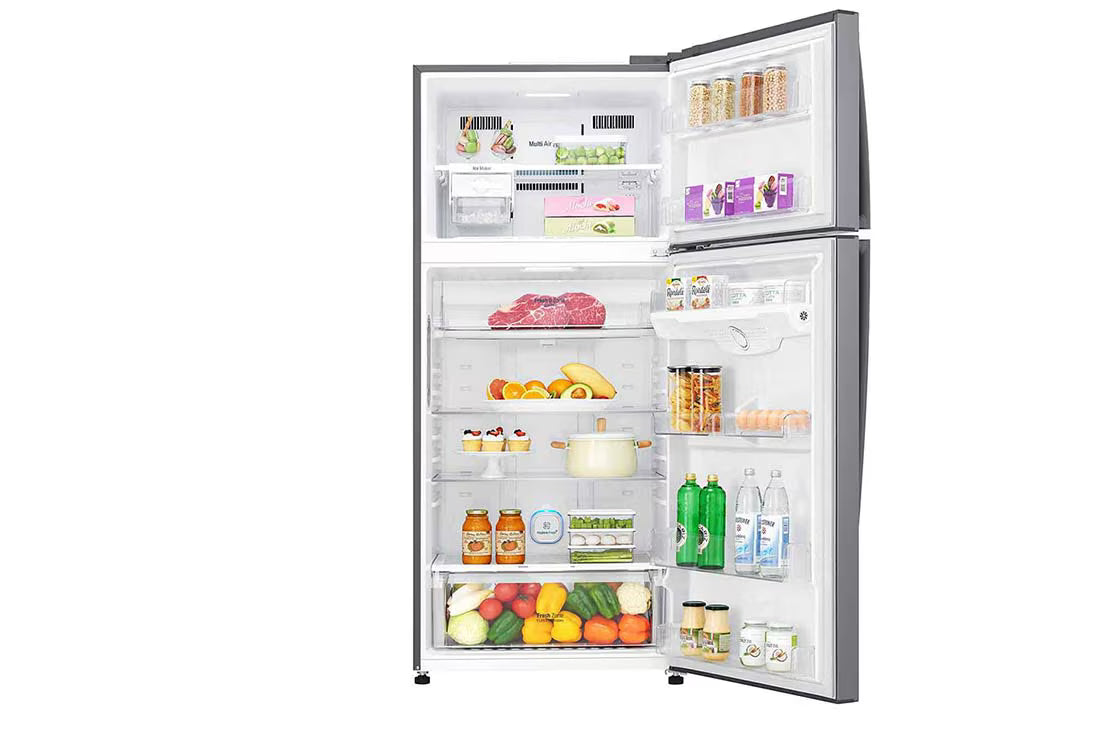 LG GNM-732HLI 547L Top Mount Refrigerator Silver Smart Inverter Wi-Fi