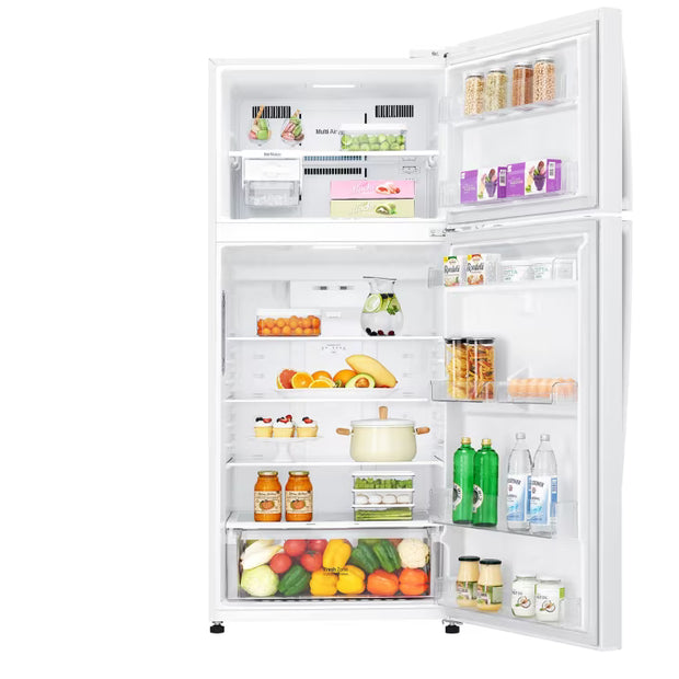 LG GNM-732HWI 547L Top Mount Refrigerator White Smart Inverter Wi-Fi