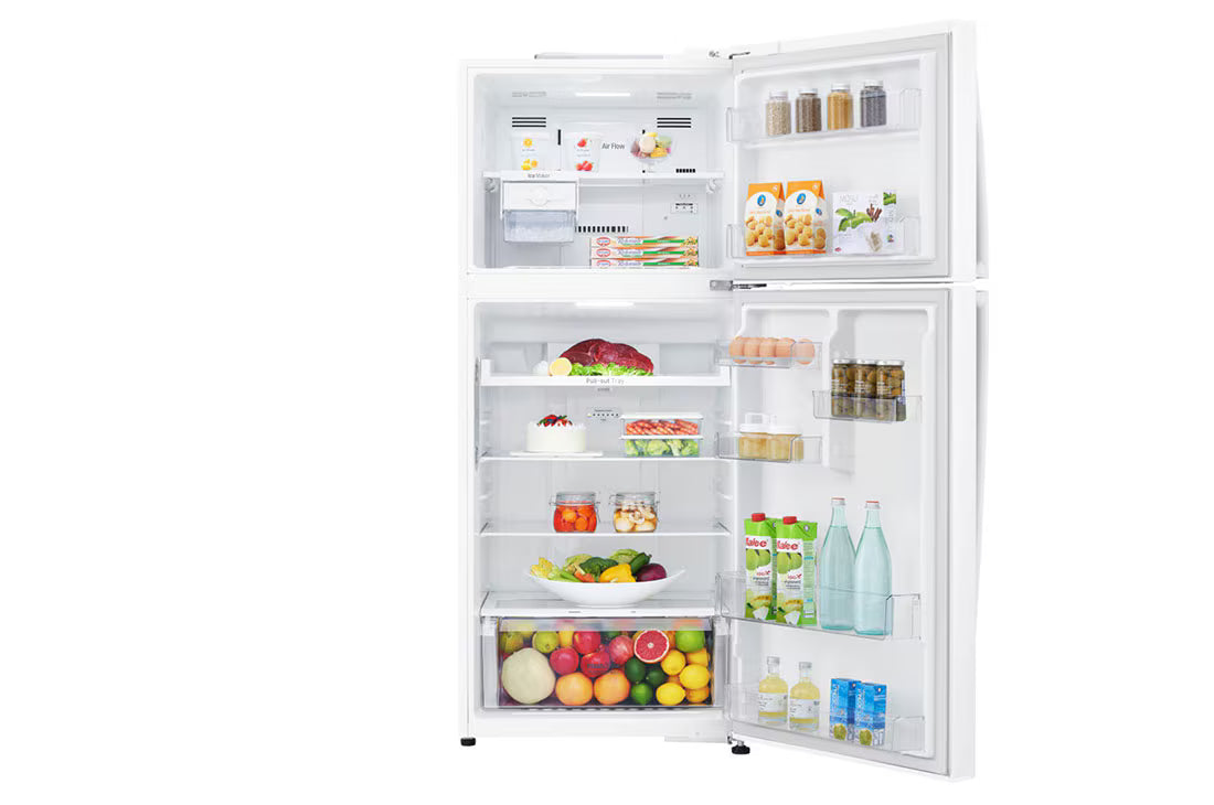 LG GR-C639HWCL 438L Top Mount Refrigerator White Smart Inverter