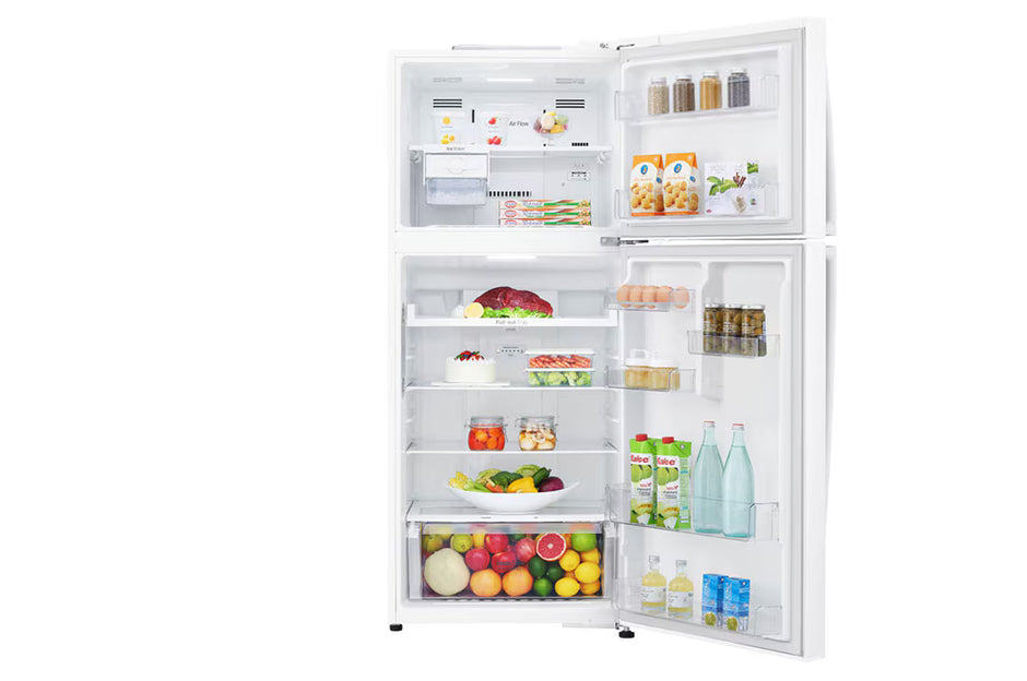 LG GR-C639HWCL 438L Top Mount Refrigerator White Smart Inverter