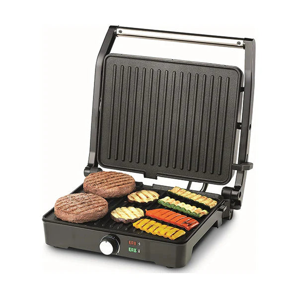 Kenwood HGM31.000SI Contact Grill 1800W – Adjustable Health Grill Silver
