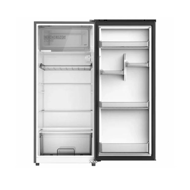 Midea MDRD268FGG28 196L Single Door Refrigerator Black with Freezer & Key Lock