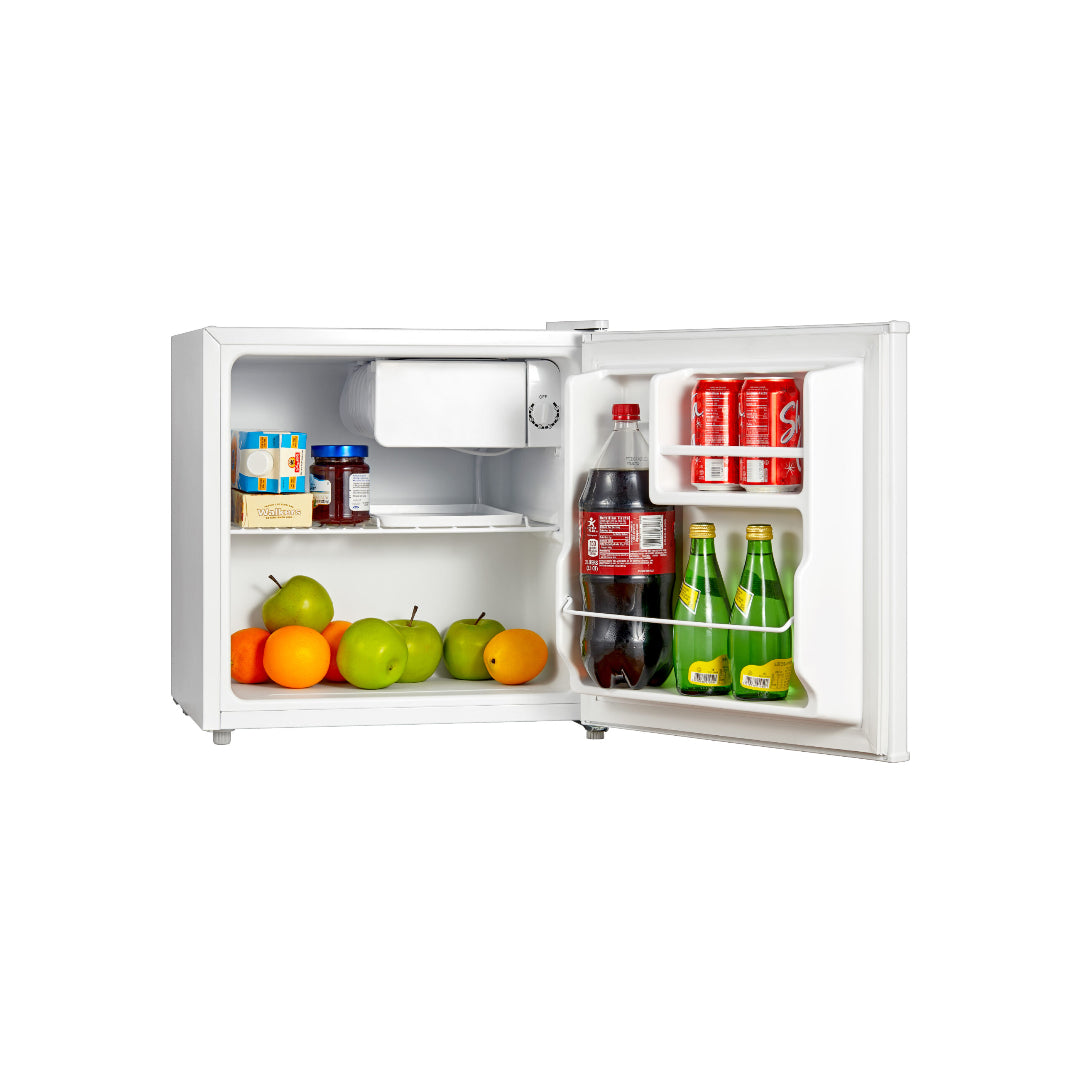 Midea MDRD86FGE01AE 2.5FT Mini Refrigerator 45L Compact Fridge with Freezer White