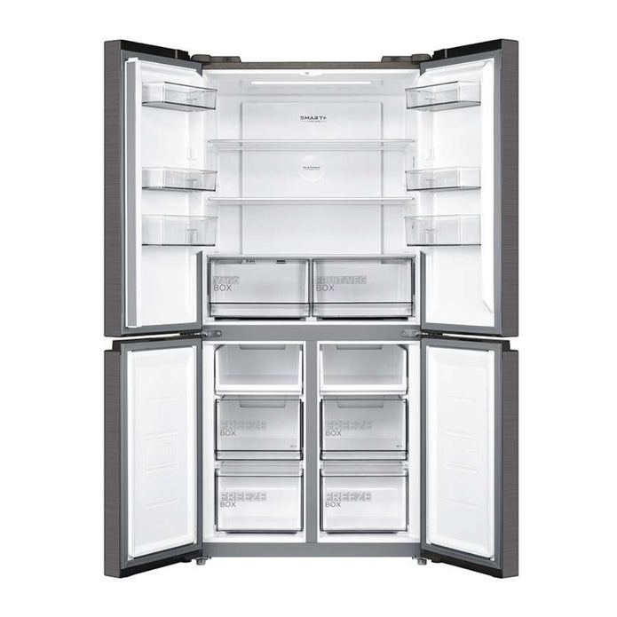 Midea 474L French Door Refrigerator MDRF632FGG28 No Frost Inverter WiFi Black Inox