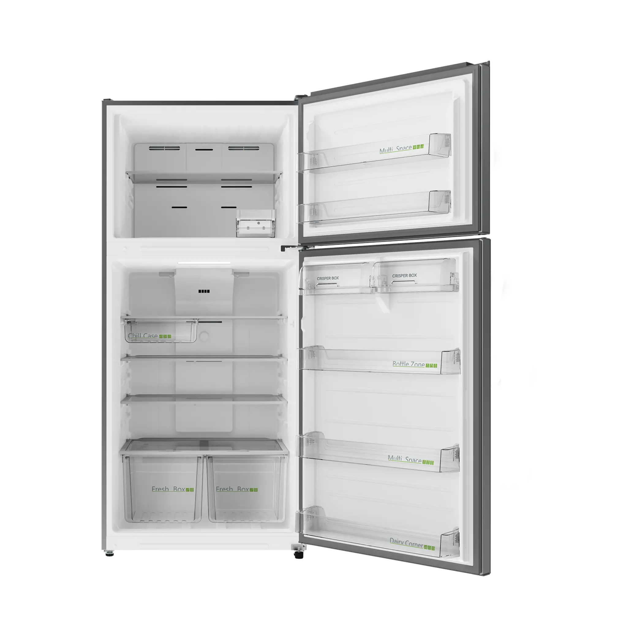 Midea 650L Top Mount Refrigerator MDRT866FGE46A No Frost Inverter Digital Display Silver