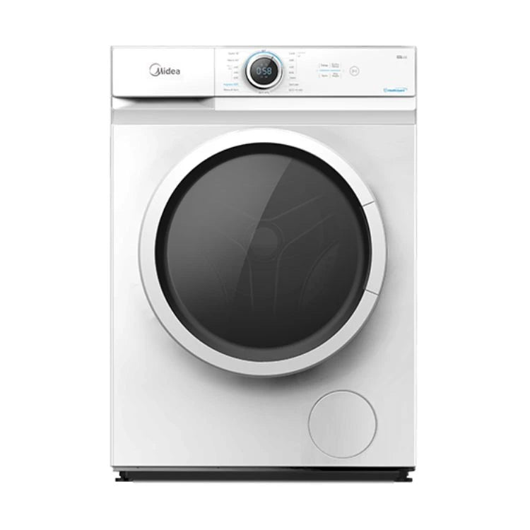 Midea MF100W80B/W 8KG Front Load Inverter Washing Machine 1400RPM Steam Care A+++