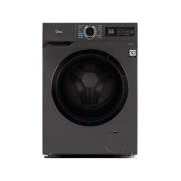Midea MF110W80B/TGCC 8KG Front Load Inverter Washing Machine 1400RPM Steam HealthGuard Turbo Wash