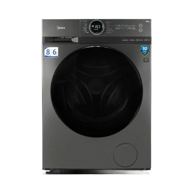 Midea 8KG/6KG Front Load Washer Dryer 1400RPM Inverter Titanium Grey MF200D80WB/T-GCC