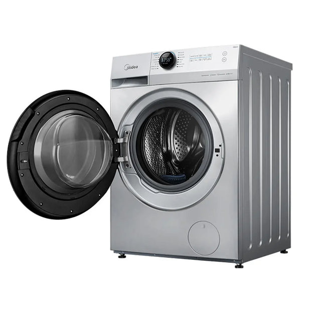 Midea MF200W110WB/W 11KG Front Load Inverter Washing Machine 1400RPM WiFi Steam Care Quattro Motor Lunar Dial