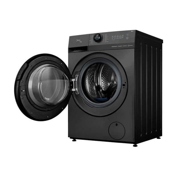Midea MF200W110WB/T 11KG Front Load Inverter Washing Machine 1400RPM WiFi Steam Care Quattro Motor Titanium Finish