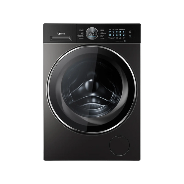 Midea MF210W100WB/TLB 10KG Front Load Inverter Washing Machine 1400RPM Steam Care WiFi Smart Control Storm Wash Titanium