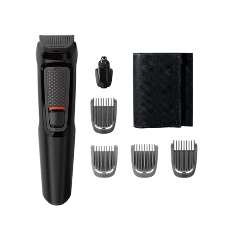 Philips Multigroom MG3710/15 Series 3000 – 6-in-1 All-in-One Beard & Hair Trimmer with Self-Sharpening Blades & 60 Min Runtime
