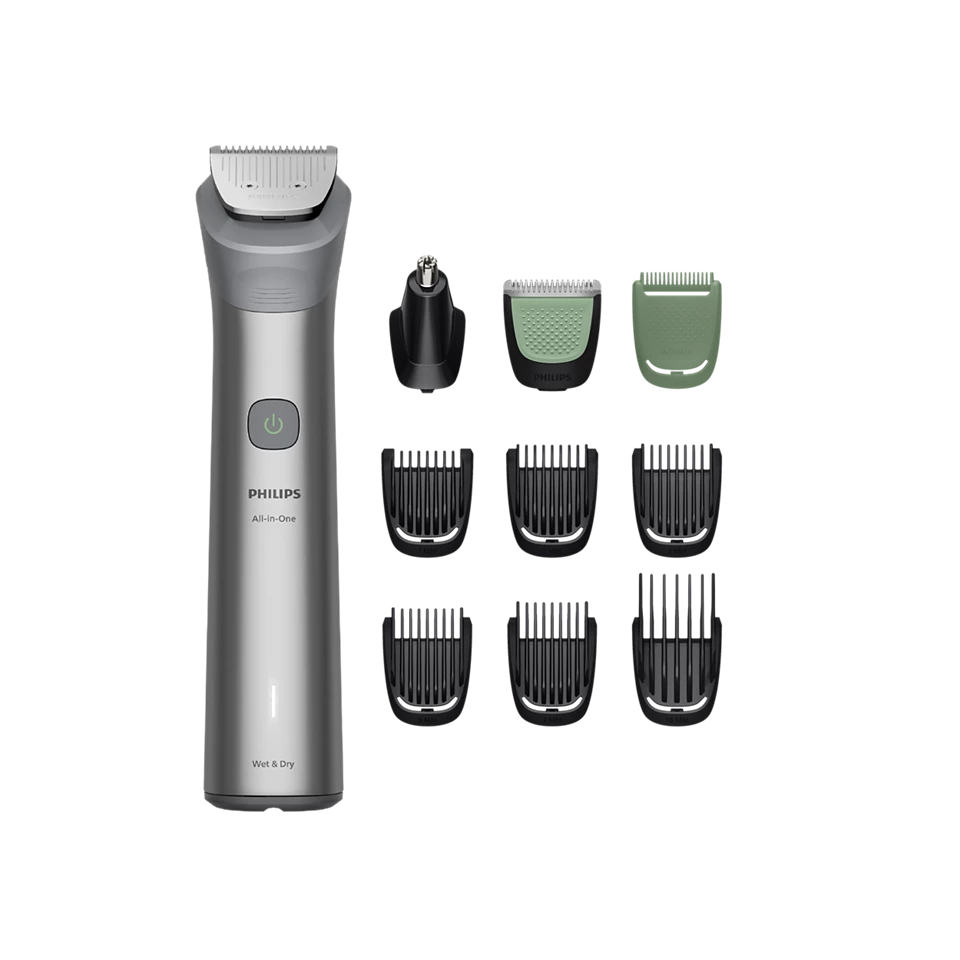 Philips MG5922/15 Multigroom Series 5000 – 10-in-1 All-in-One Beard, Hair & Body Trimmer | Waterproof & 120min Runtime