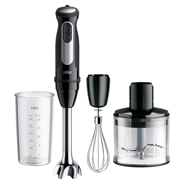 Braun MQ55236 MultiQuick 5 Pro Hand Blender 1000W – 25 Speeds, PowerBell VPlus, EasyClick System