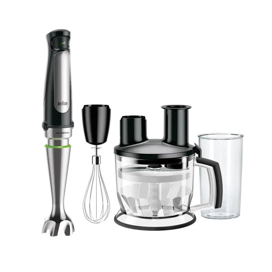 Braun MQ7075 MultiQuick 7 Hand Blender 1000W – ActiveBlade, SmartSpeed, 1500ml Food Processor Set